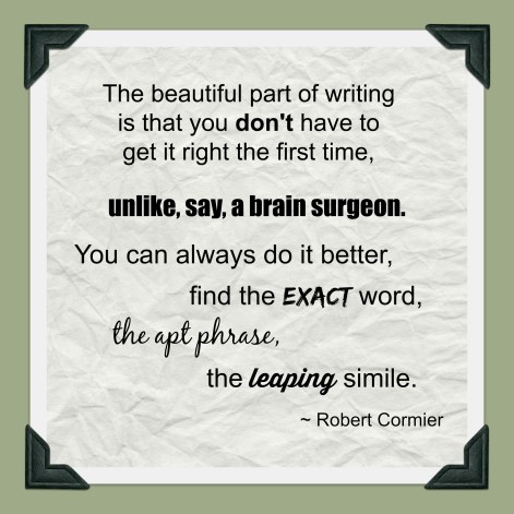 editing, cormier quote